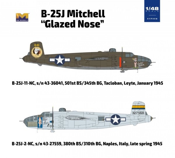 HK Model F008 B-25J Mitchell &quot;Glazed Nose&quot; 1/48