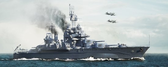 Trumpeter 05770 Uss Maryland Bb-46 1945