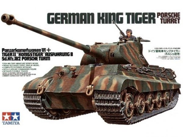 Tamiya 35169 K. Tiger Porsche Turret