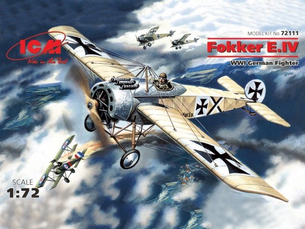 Icm 72111 Fokker E-IV WWI Germ. Fi.