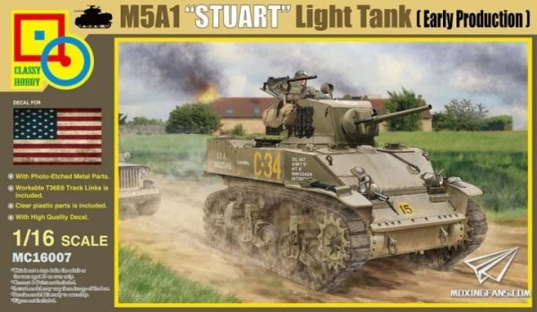 Classy 16007 M5A1 &quot;Stuart&quot; Light Tank (Early Production)