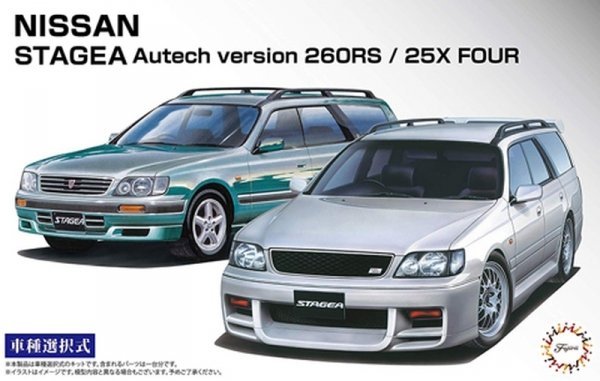Fujimi 046136 1/24 ID-147 Nissan Stagea Autech Version 260RS/25X Four