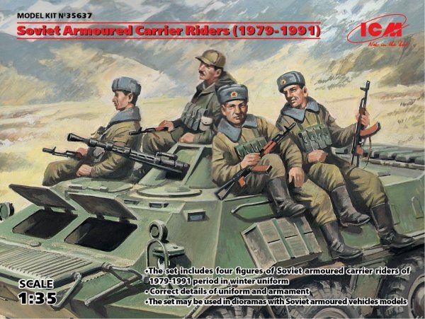 Icm 35637 Soviet Armored Riders 4