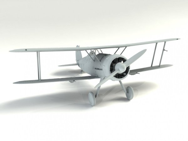ICM 32043 Gloster Gladiator Mk.I with British Pilots in Tropical Uniform