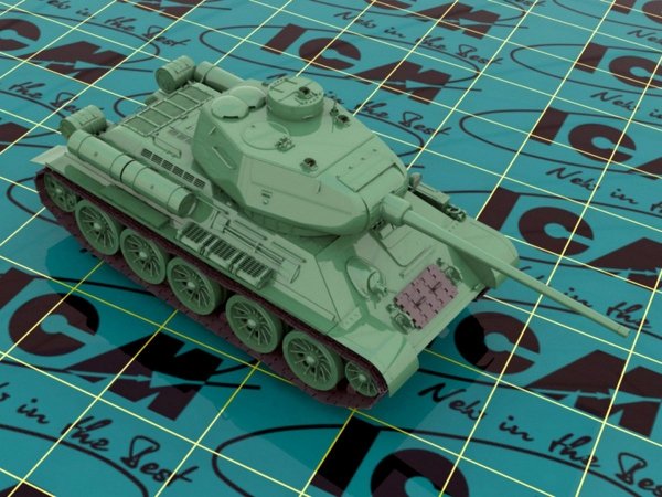 ICM 35367 T-34-85 WWII Soviet Medium Tank 1/35