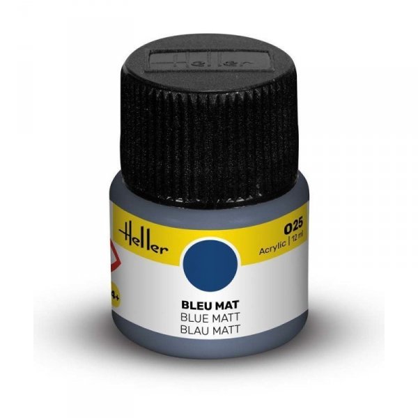 Heller Acrylic Paint 025 Blue Matt 12 ml