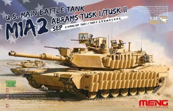 Meng TS-026 M1A2 SEP Abrams Tusk I/Tusk II