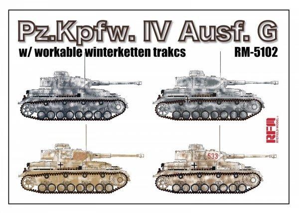 RFM-5102 1/35 Pz.Kpfw. IV Ausf. G w/Workable Winterketten Tracks