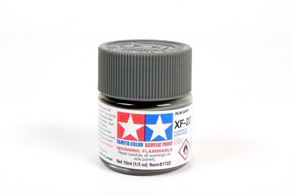 Tamiya 81722 Acrylic Mini XF-22 RLM Grey 10ml
