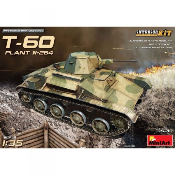 Mini Art 35219 T-60 (Plant 264 Stalingrad) w/int. 1/35
