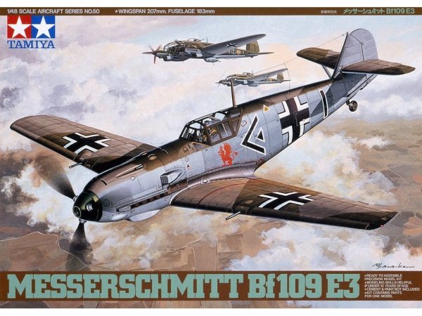 Tamiya 61050 Messerschmitt Bf109 E-3