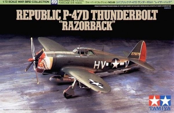 Tamiya 60769 P-47D Thunderbolt &quot;Razorback&quot; 1/72