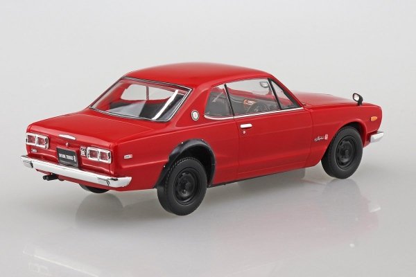 Aoshima 05884 1/32 SNAP KIT#09-C Nissan Skyline 2000 GT-R (Red)