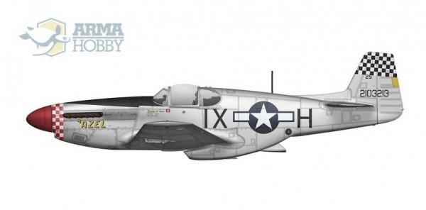 Arma Hobby 70038 Mustang P-51 B/C Expert set 1/72