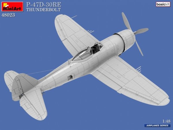 Mini Art 48023 P-47-30RE Thunderbolt Basic Kit 1/48