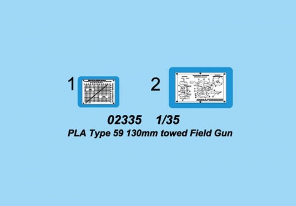 Trumpeter 02335 Pla Type 59 130Mm Towed Field Gun