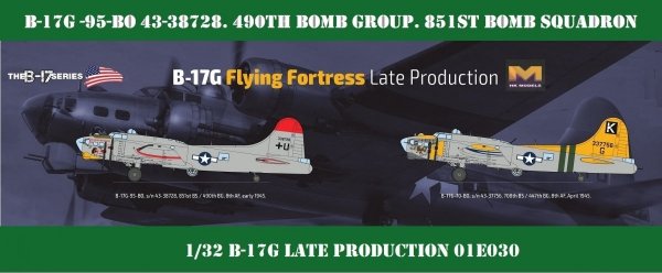 HK Models 01E030 1/32 B-17G Flying Fortress Late Production