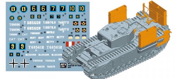 AFV Club AF35176 Churchill Mk III Dieppe 1/35