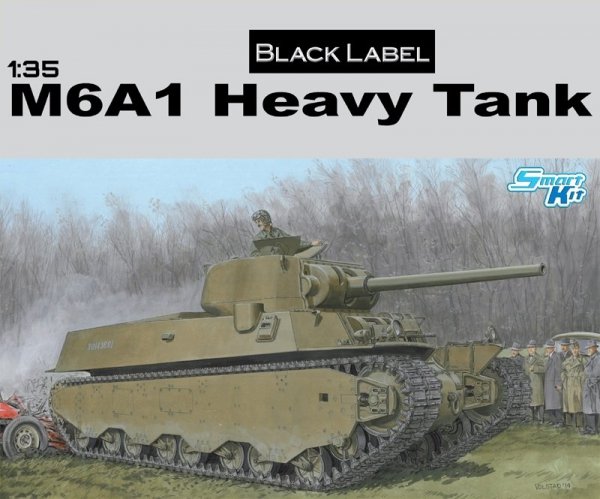 Dragon Black Label 6789 M6A1 Heavy Tank