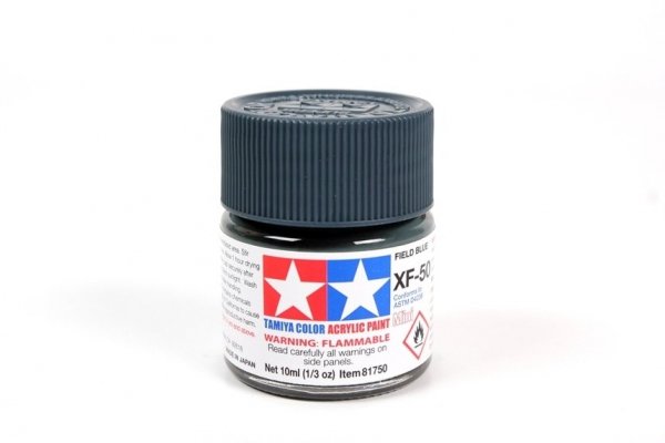 Tamiya 81750 Acrylic Mini XF-50 Field Blue 10ml