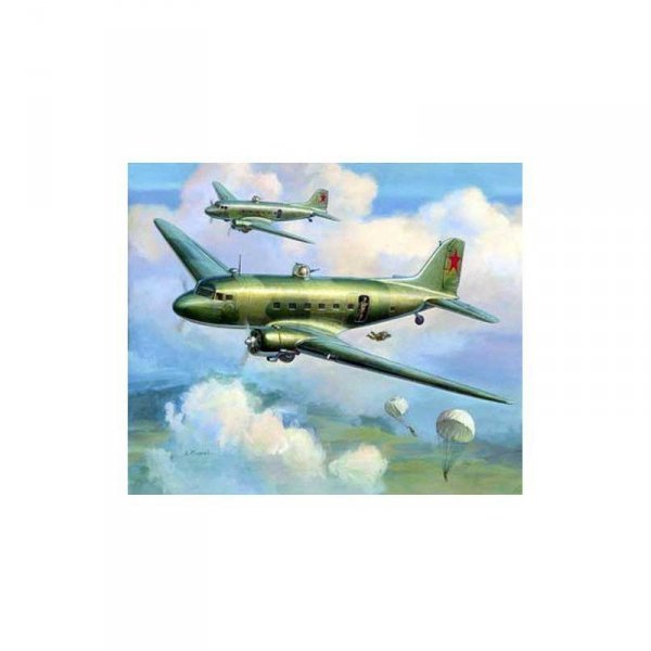Zvezda 6140 Li-2 Soviet Transport Plane 1/200