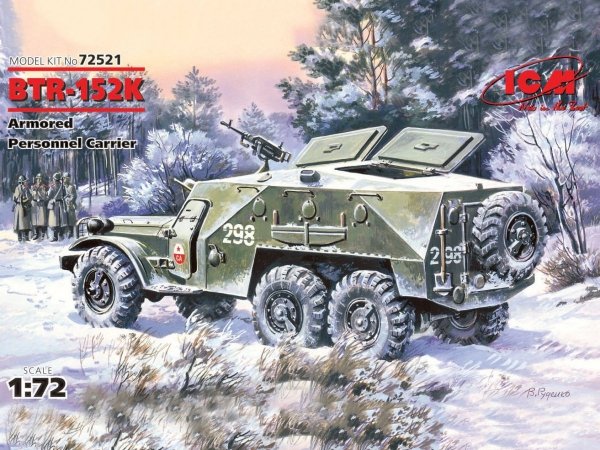 ICM 72521 Btr-152 K Soviet Arm. 1/72