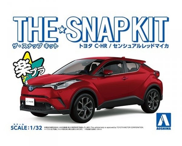 Aoshima 05637 1/32 SNAP KIT#06-D Toyota C-HR (Sensual Red Mica)