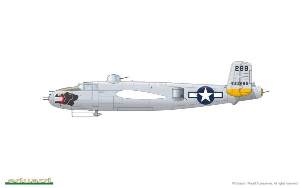 Eduard 2139 B-25J Mitchell GUNN's BUNNY Limited edition 1/72