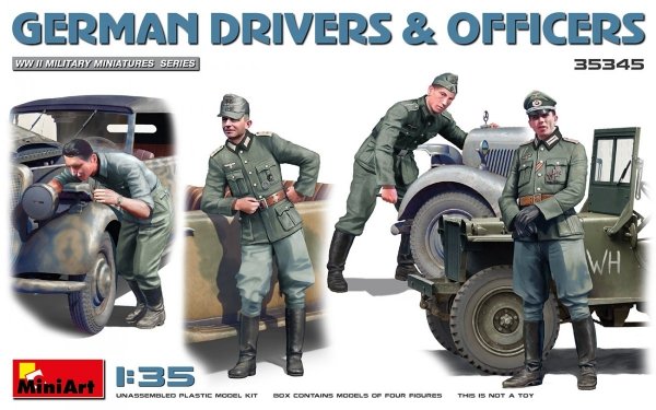 Mini Art 35345 German Drivers &amp; Officers 1/35