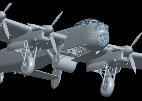 HK Models 01E012 1/32 Avro Lancaster B Mk.I / Mk.III / Dambuster 3 in 1