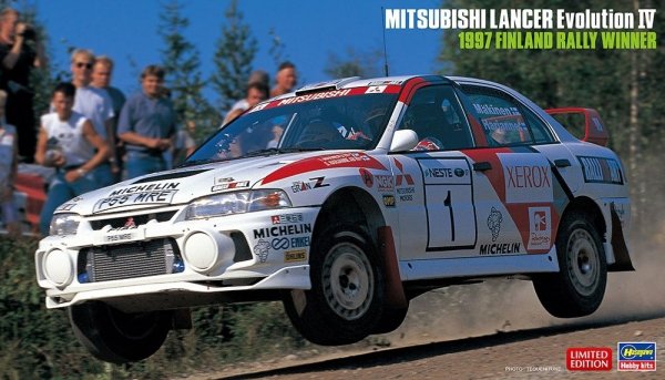 Hasegawa 20480 Mitsubishi Lancer Evolution IV 1997 Finland Rally Winner 1/24