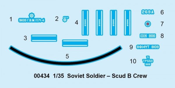 Trumpeter 00434 Soviet Soldier - Scud B Crew