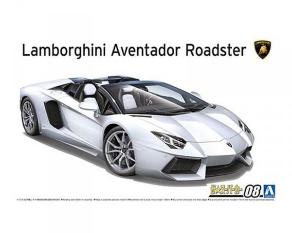 Aoshima 05866 1/24 SC#8 Lamborghini Aventador Roadster Lp7004