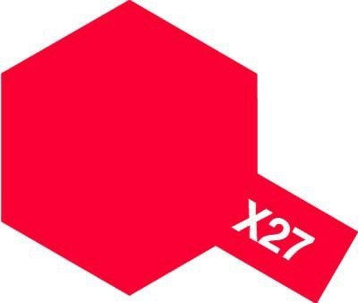 Tamiya 80027 X-27 Clear Red  10 ml