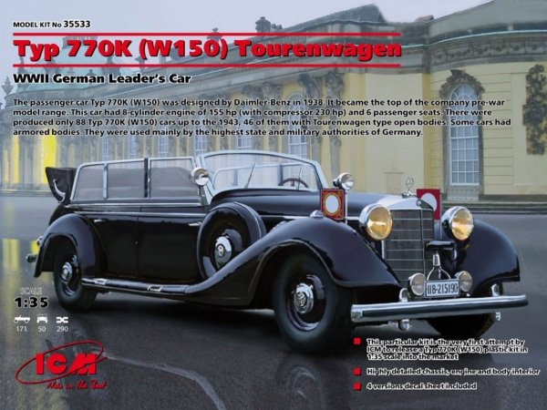 Icm 35533 Typ 770K(W150) Tourenwag.