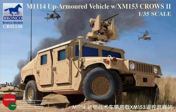 Bronco CB35136 M1114 Up-Armoured Vehicle w/XM153