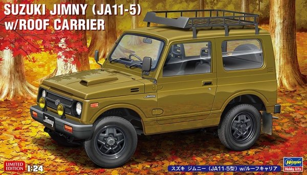 Hasegawa 20606 Suzuki Jimny (JA11-5) w/ Roof Carrier 1/24