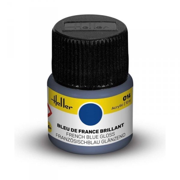 Heller Acrylic Paint 014 French Blue Gloss 12 ml