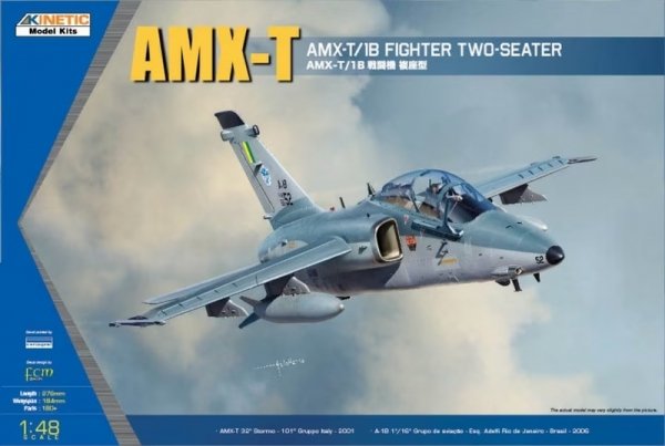 Kinetic 48027 1/48 AMX-T Double Seat Fighter