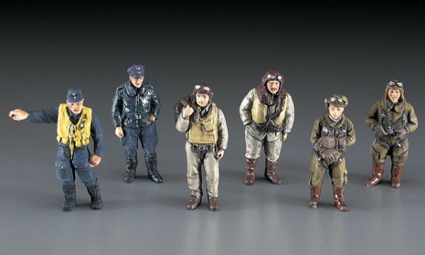 Hasegawa X48-7 - 36007 WWII Pilot Figure Set 1/48