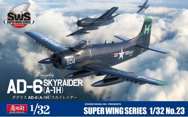 Zoukei-Mura SWS3223 Douglas AD-6 (A-1H) Skyraider 1/32