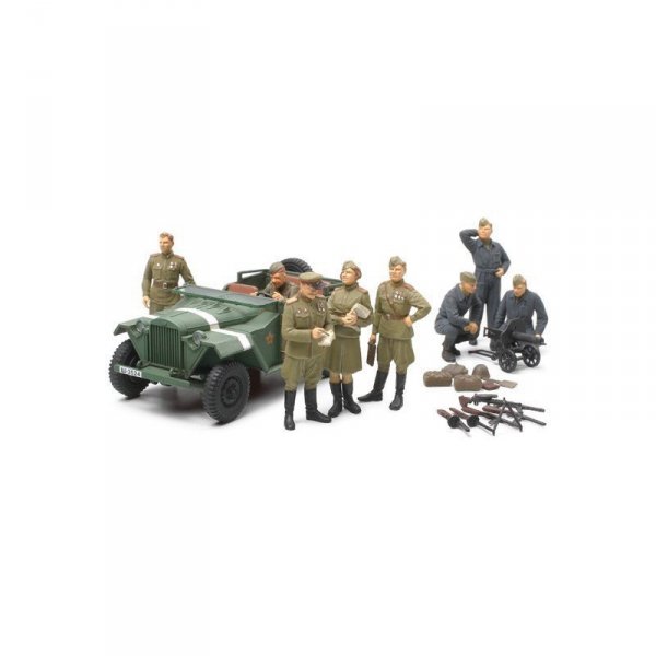 Tamiya 89767 1/48 Gaz-67B W/Offices