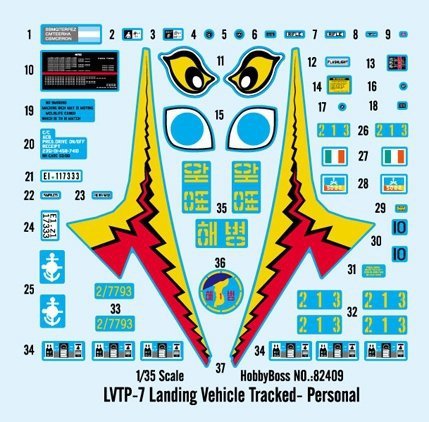 Hobby Boss 82409 1/35. Lvtp-7 Landing Vehicle Trac
