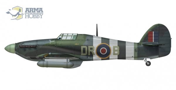 Arma Hobby 70042 Hurricane Mk II/C  Expert set 1/72