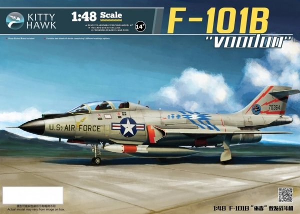 Kitty Hawk/Zimi Model 80114 1/48 F-101 B/RF-101B