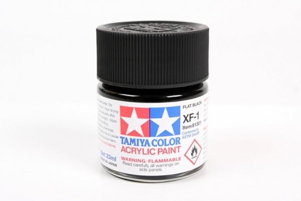 Tamiya 81301 XF-1 Flat Black 23ml