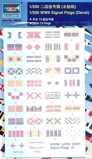 Trumpeter 06630 WWII Sigmal Flags