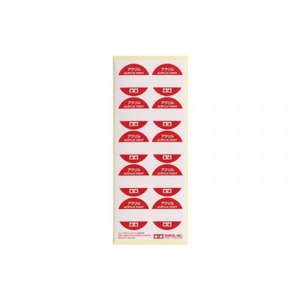 Tamiya 87197 Cap Labels (for Acrylic Paints)