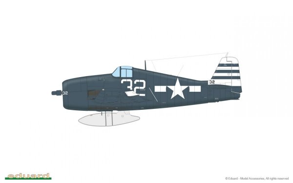 Eduard 8229 F6F-5 Hellcat Late Weekend Edition 1/48