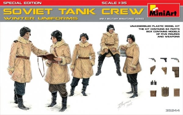 Mini Art 35244 Soviet tank crew ( Winter ) Sp.Edit 1/35